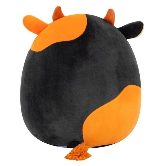 Squishmallows‎ 12-Inch Jefferson the Black and Orange Cow Halloween Plush - NEW - Picture 4 of 6